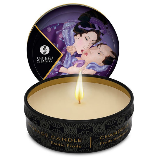 SHUNGA - MINI CARESS BY CANDELIGHT VELA DE MASAJE FRUTAS EXÓTICAS 30 ML