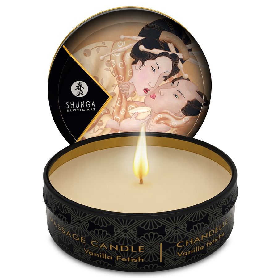 Mini caresse à la bougie présentoir bougies de massage 24 unités – Shunga