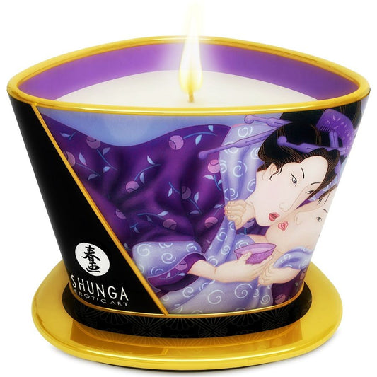 SHUNGA - MINI VELA DE MASAJE CARICIA A LA LUZ DE LAS VELAS FRUTAS EXÓTICAS 170 ML