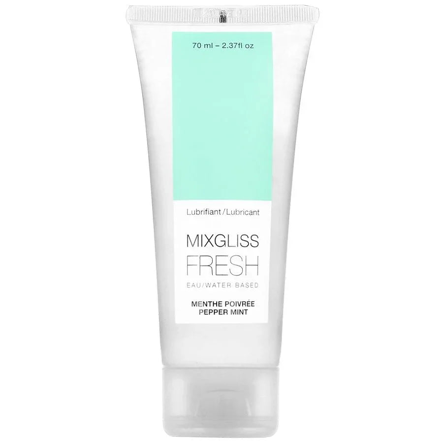 Mixgliss – Lubrifiant Base D'Eau Effet Froid Saveur Menthe 70 ml