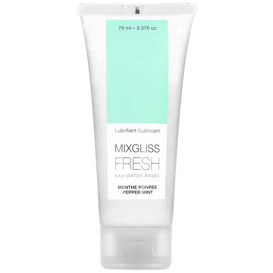 Mixgliss – Lubrifiant Base D'Eau Effet Froid Saveur Menthe 70 ml