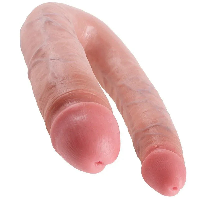 King Cock – Gode Double Pénétration 17.8 cm Naturel