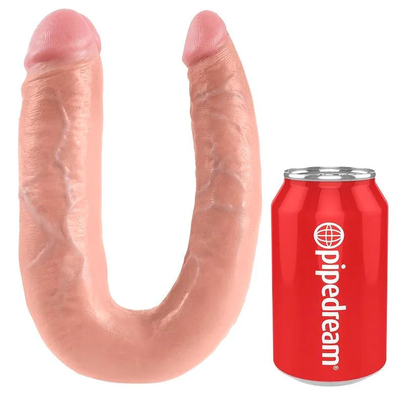 King Cock – Gode Double Pénétration 17.8 cm Naturel