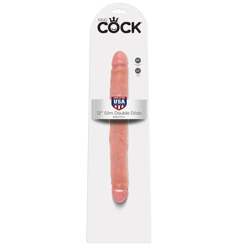 King Cock – Gode Double Naturel 30 cm