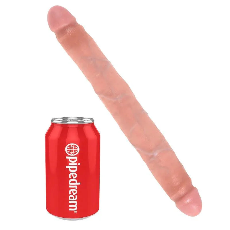 King Cock – Gode Double Naturel 30 cm
