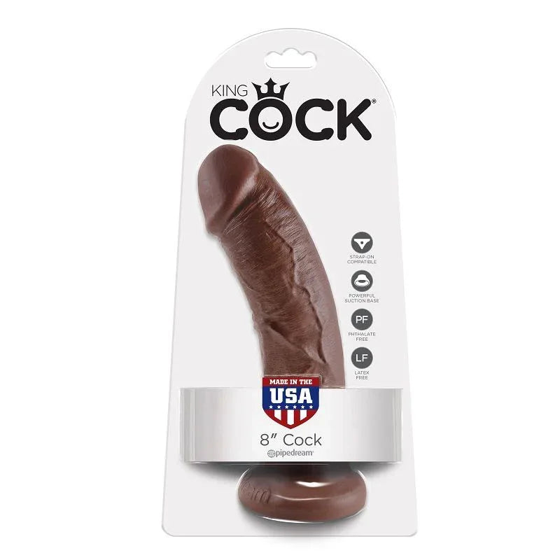 King Cock – 8 Gode Marron 20.3 cm