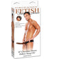 FETISH FANTASY SERIES - CHOCOLATE ADJUSTABLE HOLLOW HARNESS 22 CM