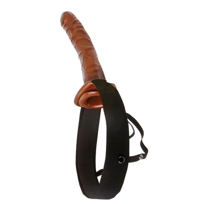 FETISH FANTASY SERIES - CHOCOLATE ADJUSTABLE HOLLOW HARNESS 22 CM