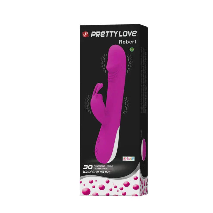 Pretty Love – Flirtation Vibrateur Robert avec Stimulateur de Clitoris