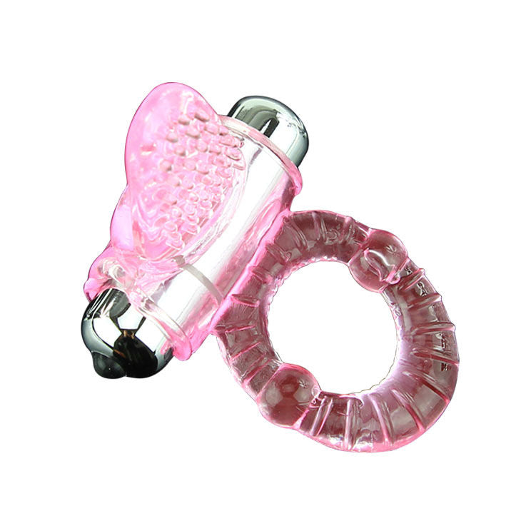 BAILE - SWEET ABS ANILLO VIBRADOR PARA EL PENE ROSA 10 RITMOS