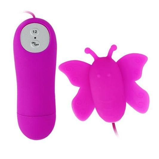 BAILE - LOVE EGGS 12-SPEED BUTTERFLY CLITORIS STIMULATOR REMOTE CONTROL LILAC