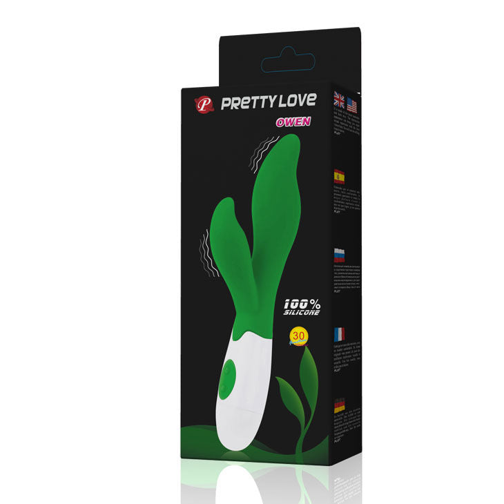 PRETTY LOVE - VIBRADOR COQUETEADOR OWEN GREEN