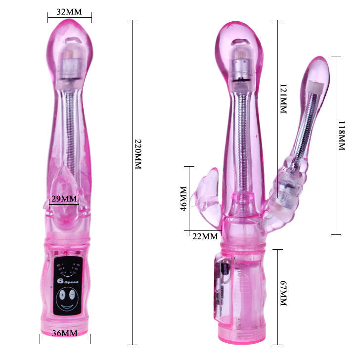 DANCE - FLEXIBLE VIBRATEUR AVEC ANAL STIMULATEUR