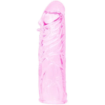 Baile – Housse de Pénis en Silicone Stimulante Rose 13 cm