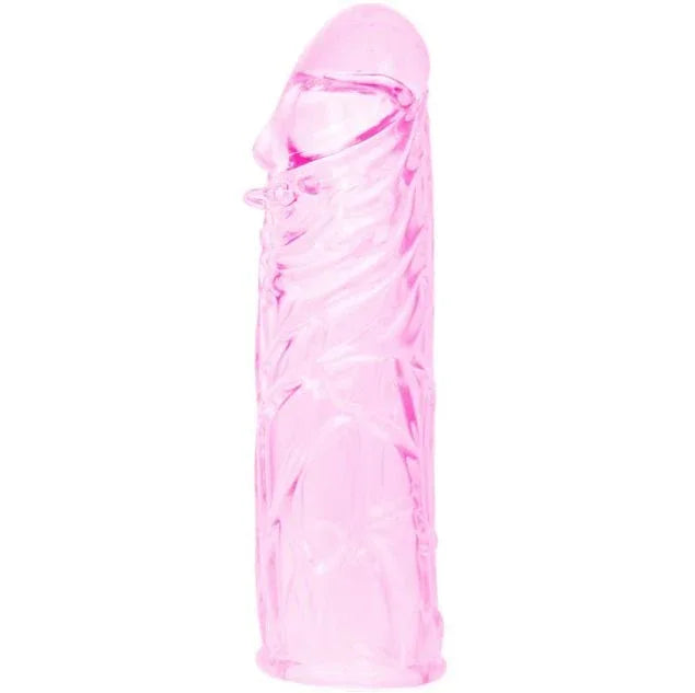 Baile – Housse de Pénis en Silicone Stimulante Rose 13 cm