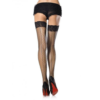 Leg Avenue – Cuisses Hautes en Filet et Dentelle