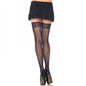 LEG AVENUE - MEDIAS DE RED CON COSTURA TRASERA EN REMOLINO