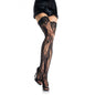 LEG AVENUE - MEDIAS ROMÁNTICAS DE ENCAJE FLORAL