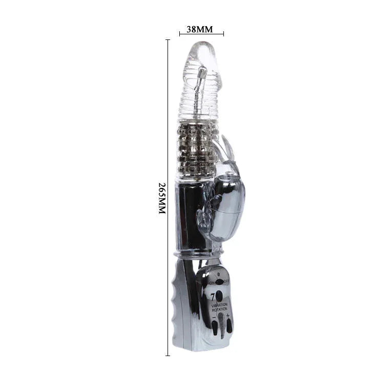 Baile – Rotateur Transparent Missile Amour 26.5 cm