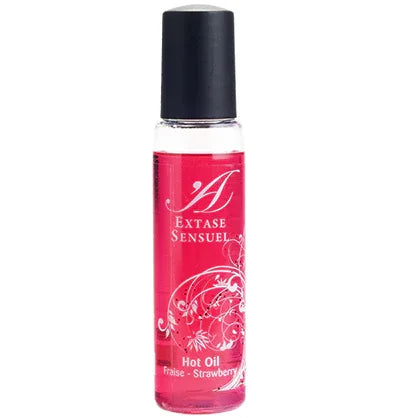 Extase Sensual – Huile Stimulante Fraise Trip Thermique 35 ml