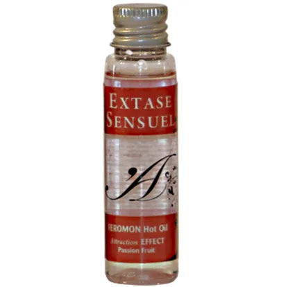 Extase Sensual – Huile de Massage Effet Thermique aux Phéromones de Fruits de la Passion