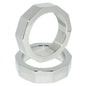 METAL DURO - ANILLO PARA EL PENE Y TUERCA DE PRUEBA 45 MM