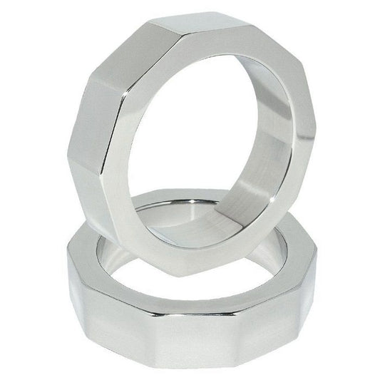 METAL HARD - ANNEAU DE PÉNIS ET DÉCROU DE TETICULE 55 MM