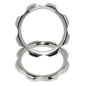 ANILLO DE TORSIÓN DE METAL DURO DE 45 MM PARA PENE Y TESTÍCULOS