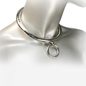 METAL DURO - COLLAR BDSM CON ANILLA 10CM