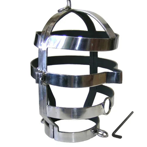 Metal Hard – Masque avec Collier en Acier