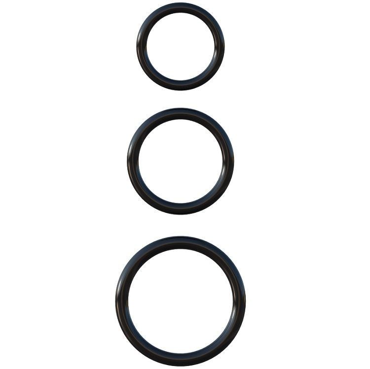 FANTASY C-RINGZ - SILICONE 3 STAMINA RINGS SET
