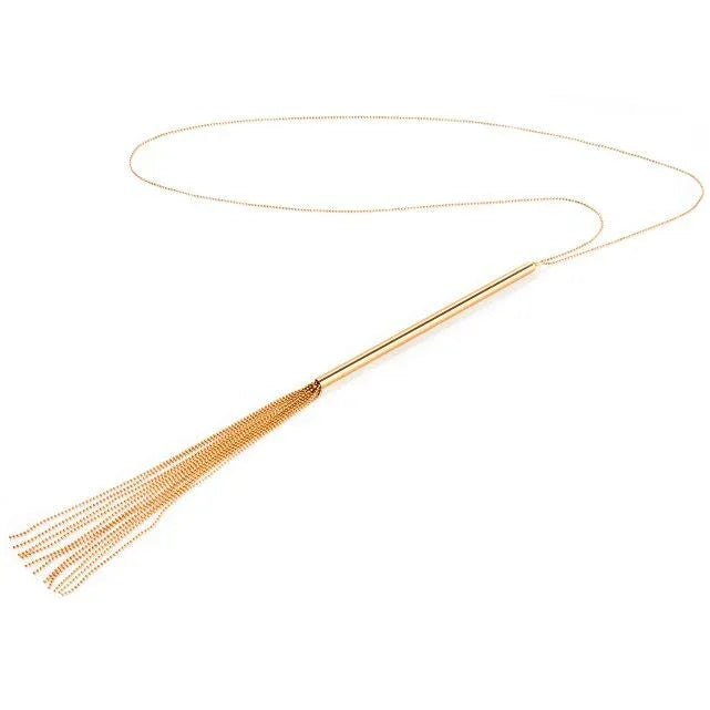 Bijoux – Magnifique Collier Chaîne / Fouet Métal