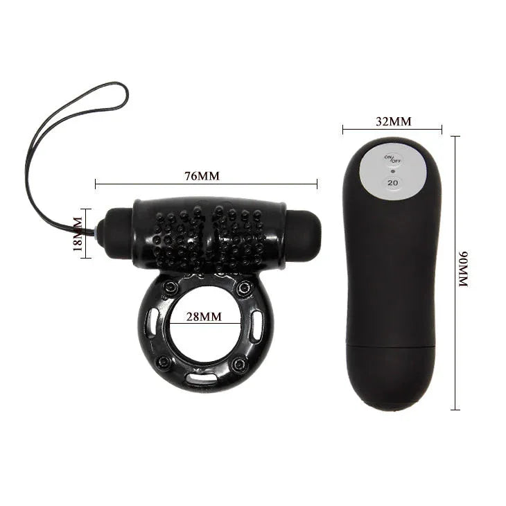 Baile – Anneau de Télécommande Noir 20V