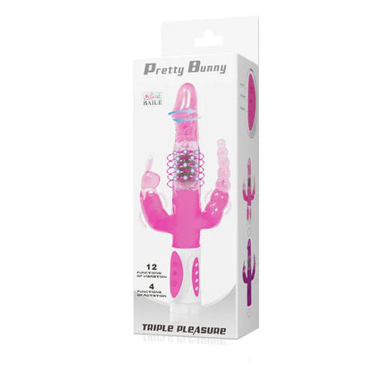 Baile – Pretty Bunny Triple Vibrateur Rotateur