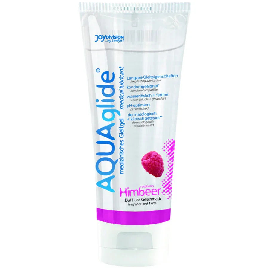 Joydivision Aquaglide – Lubrifiant Framboise 100 ml – Sensations Intenses & Excitation Maximale