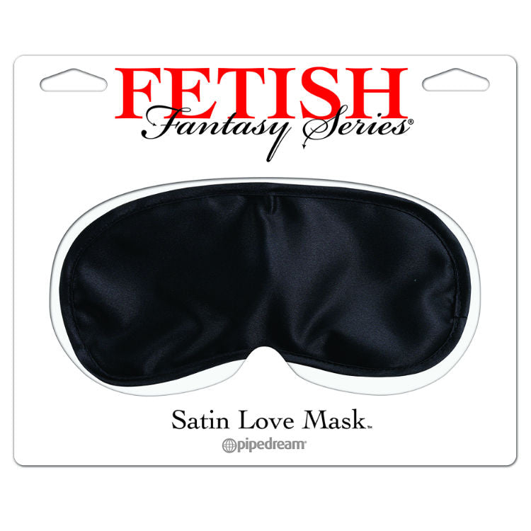 FETISH FANTASY SERIES - BLACK SATIN MASK