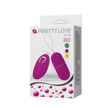 PRETTY LOVE - OEUF VIBRANT ARVIN TÉLÉLÉCOMMANDE 12V 