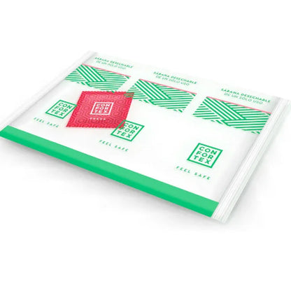 Confortex – Feuilles Hygiéniques Jetables, Sac Individuel + Condom Fraise