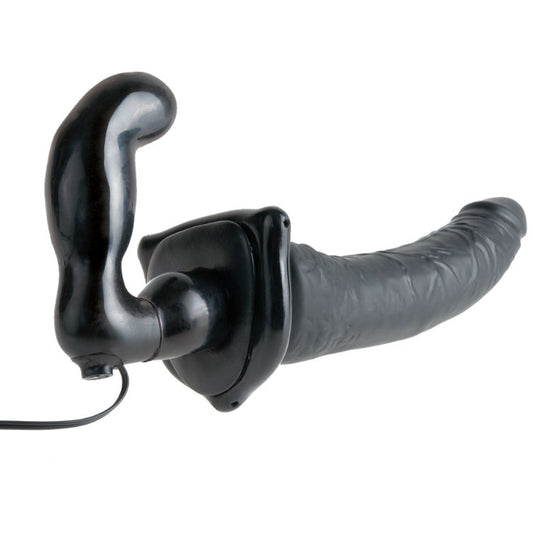 FETISH FANTASY SERIES - DELUXE SERIES VIBRATING HARNESS PENETRIS BLACK