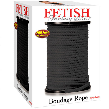 FETISH FANTASY SERIES - BONDAGE CORD NOIRE 60.96 MÈTRES