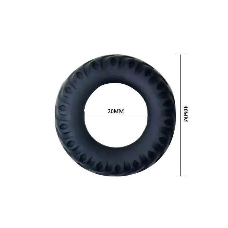 Baile – Cockring Titan Noir Vert 2 cm
