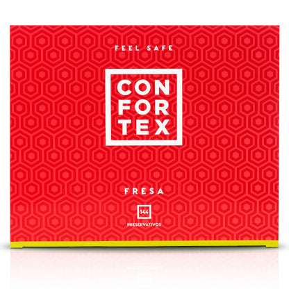 CONFORTEX - CONDOM FRAISE 144 UNITS