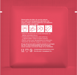 CONFORTEX - CONDOM FRAISE 144 UNITS