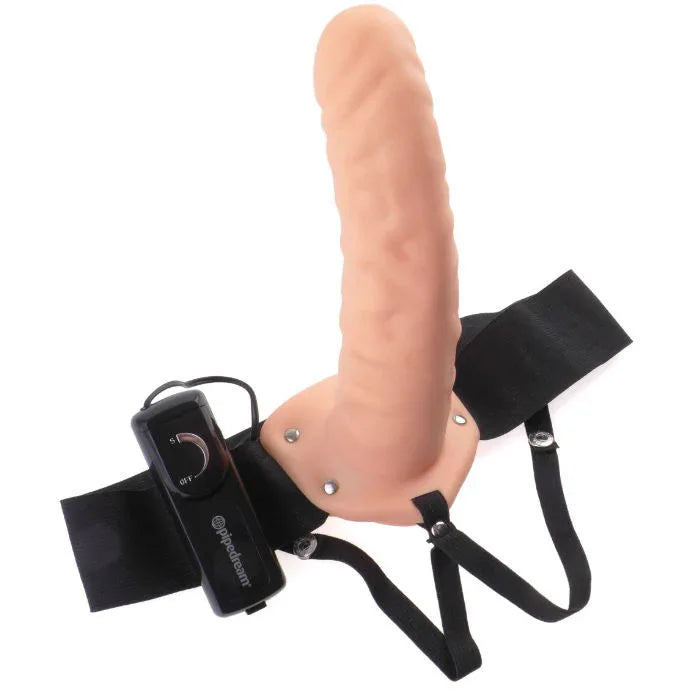 Fetish Fantasy Series – 19 cm Vibrant Creux Strap On Marron