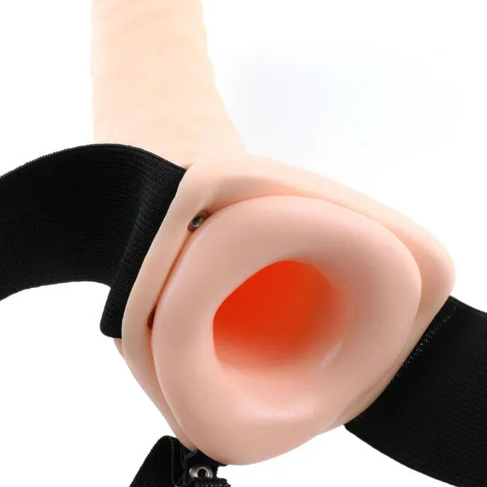 Fetish Fantasy Series – 19 cm Vibrant Creux Strap On Marron