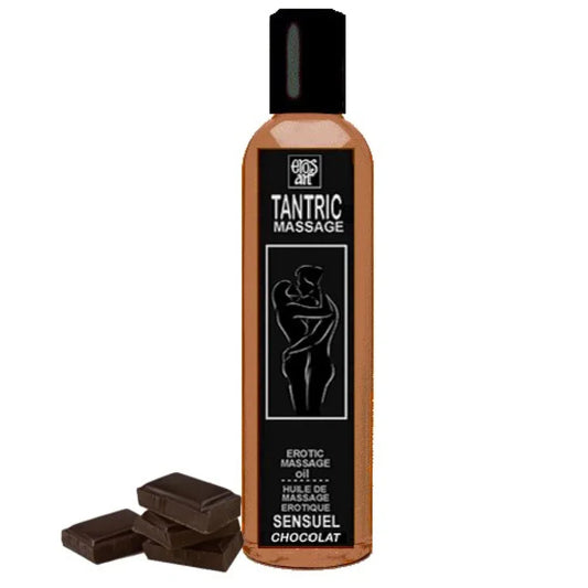 Eros Art – Huile de Massage Tantrique Naturelle et Aphrodisiaque au Chocolat 30 ml