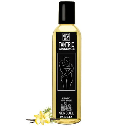 Eros Art – Huile de Massage Tantrique Naturelle et Vanille Aphrodisiaque 30 ml