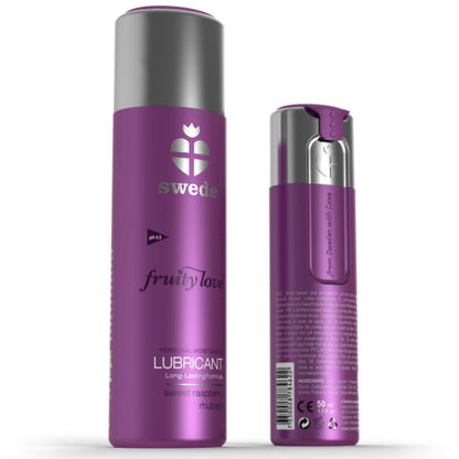 SUECO - LUBRICANTE FRUITY LOVE FRAMBUESA Y RUIBARBO 50 ML