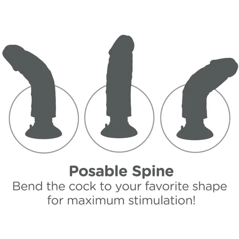 King Cock – Gode Vibrateur 15.24 cm Naturel