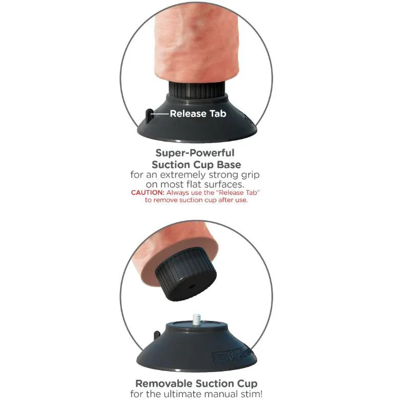 King Cock – Gode Vibrateur 23 cm Naturel